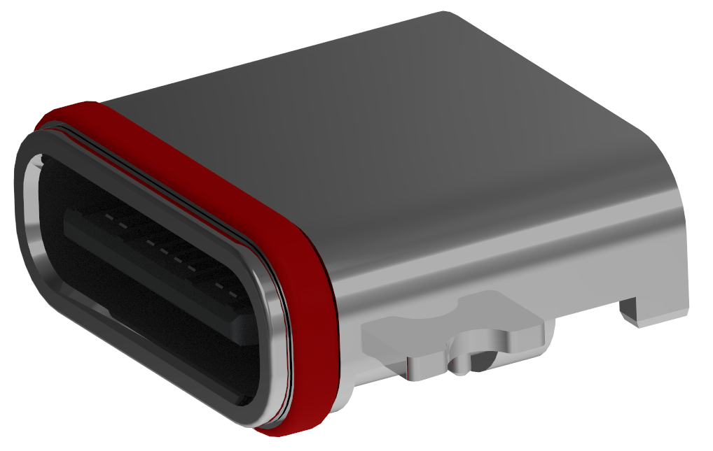 XB - USB 3.1 type - C 24 pin waterproof sheet 1.0 avant et arrière